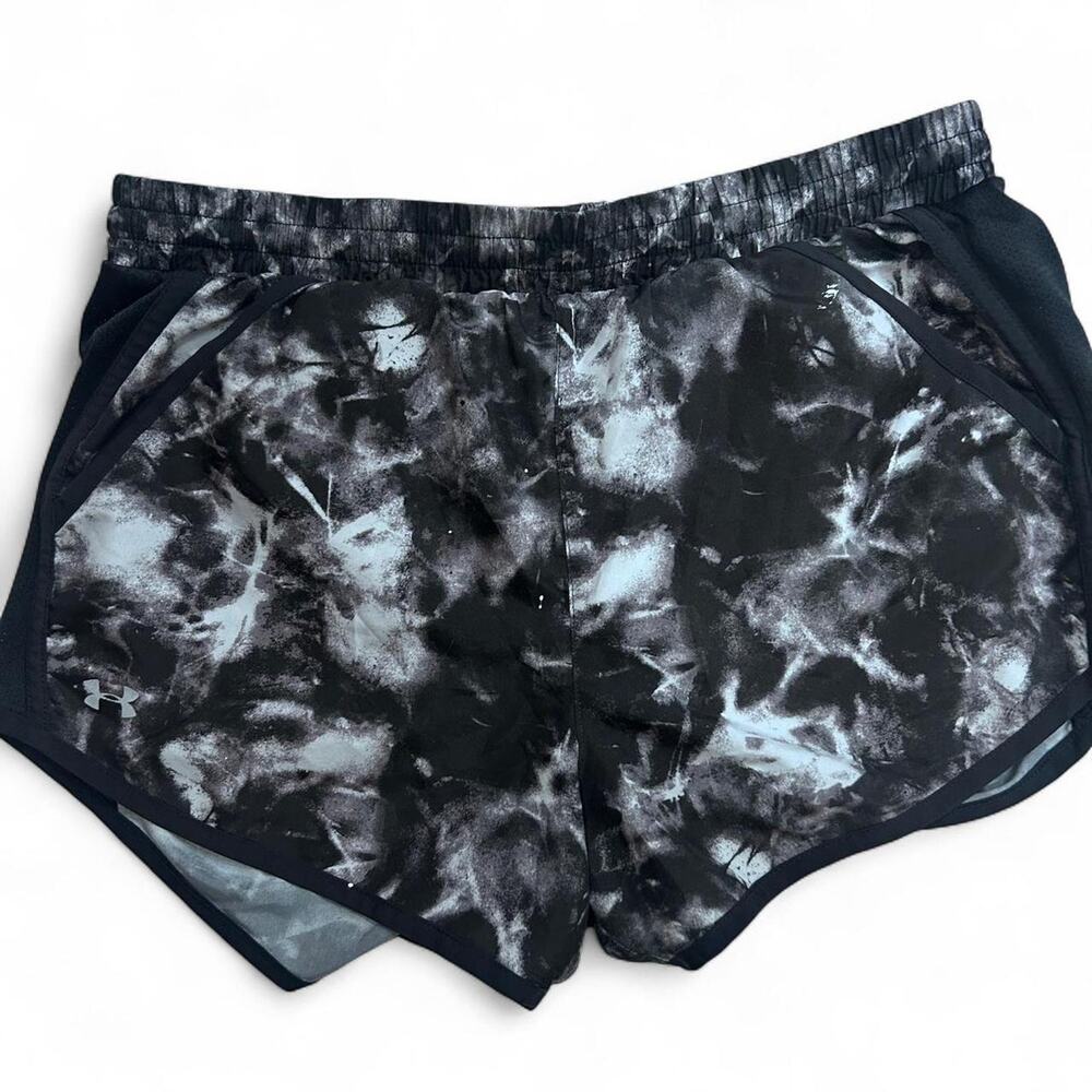Under Armour Womens‎ XS Black and white tie dye running lightweight